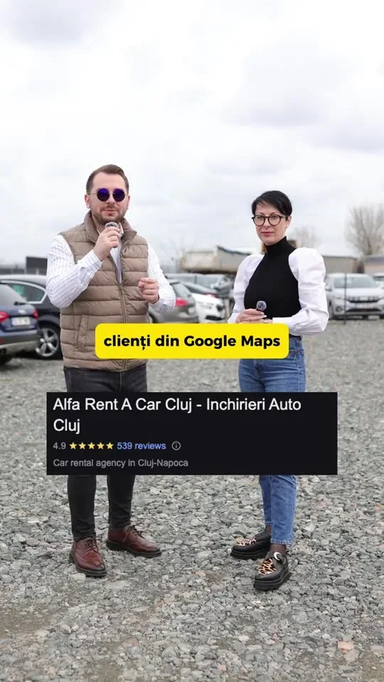 Echipa Alfa Rent a Car vorbind despre Google Maps